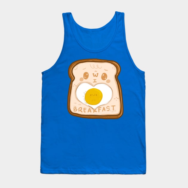 I Heart Breakfast Tank Top by Fluffymafi